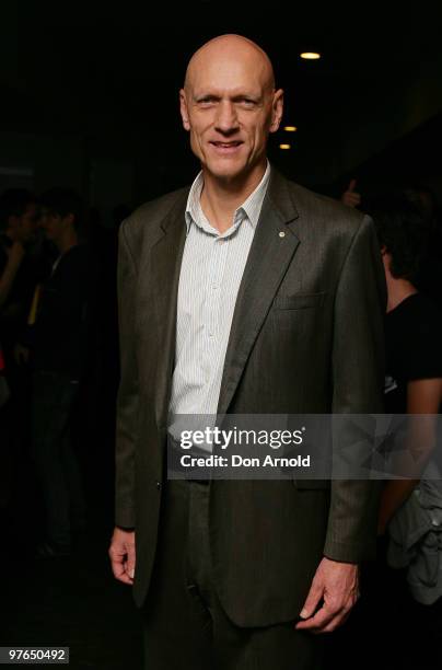 Peter Garrett attends the Australian Music Prize Awards held at the Museum of Contemporary Art on March 12, 2010 in Sydney, Australia.