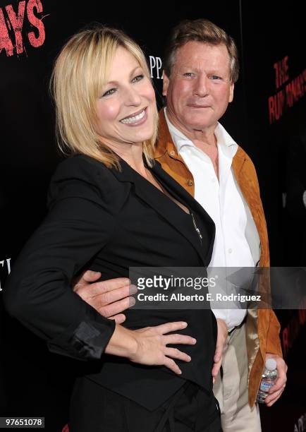Actress Tatum O'Neal and actor Ryan O'Neal arrive at the premiere of Apparition's "The Runaways" held at ArcLight Cinemas Cinerama Dome on March 11,...
