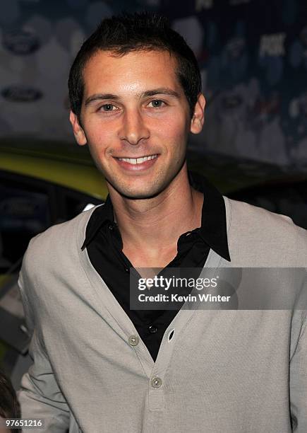 Executive producer Justin Berfield arrives at Fox's Meet the Top 12 "American Idol" finalists held at Industry on March 11, 2010 in Los Angeles,...