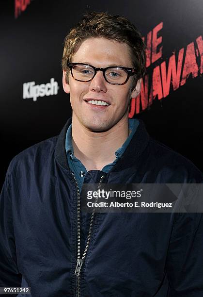Actor Zach Roerig arrives at the premiere of Apparition's "The Runaways" held at ArcLight Cinemas Cinerama Dome on March 11, 2010 in Los Angeles,...