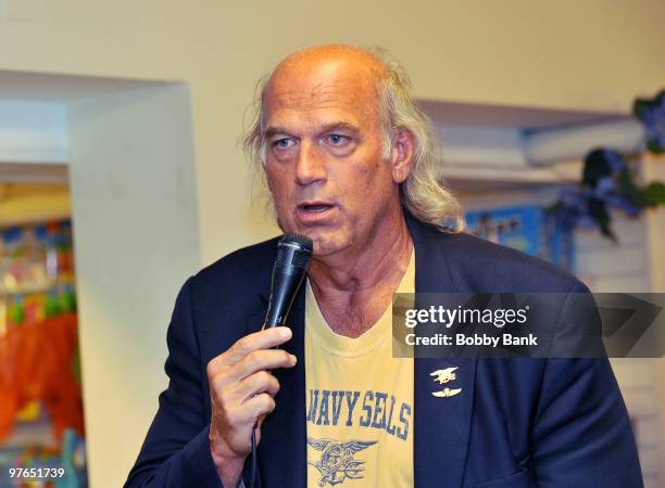 Jesse Ventura promotes his book ''American Conspiracies'' at Bookends on March 11, 2010 in Ridgewood, New Jersey.