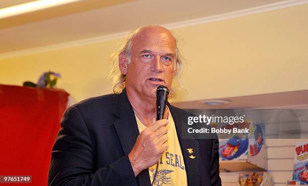 Jesse Ventura promotes his book ''American Conspiracies'' at Bookends on March 11, 2010 in Ridgewood, New Jersey.