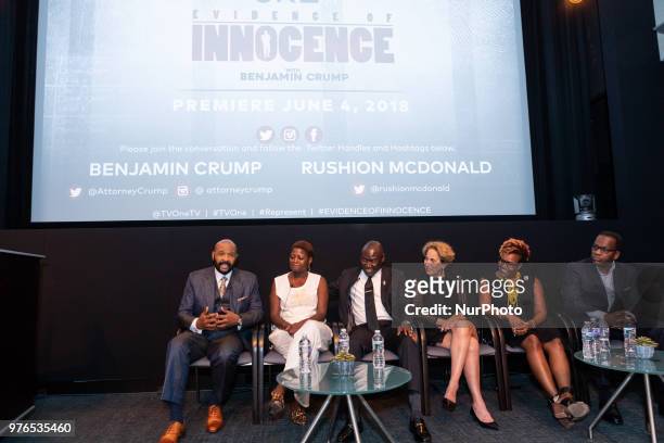 Rushion McDonald, two-time Emmy Award-winning Exec. Producer of Evidence of Innocence, Chanta Parker, Special Counsel for New Initiatives, Innocence...