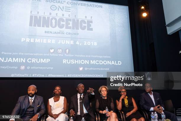 Rushion McDonald, two-time Emmy Award-winning Exec. Producer of Evidence of Innocence, Chanta Parker, Special Counsel for New Initiatives, Innocence...