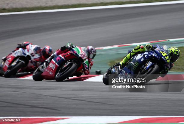 Valentino Rossi during the qualifying, on 16th June in Barcelona, Spain. Photo: Mikel Trigueros/Urbanandsport /NurPhoto --