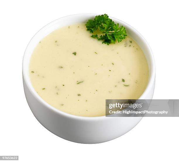 cream of chicken soup - chicken soup stock pictures, royalty-free photos & images