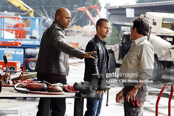 Blood Brothers" -- The investigation of a drive-by shooting has Special Agents Sam Hanna and Special Agent &quot;G&quot; Callen , searching Los...