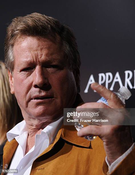 Actor Ryan O'Neal arrives at the premiere of Apparition's 'The Runaways' held at ArcLight Cinemas Cinerama Dome on March 11, 2010 in Los Angeles,...