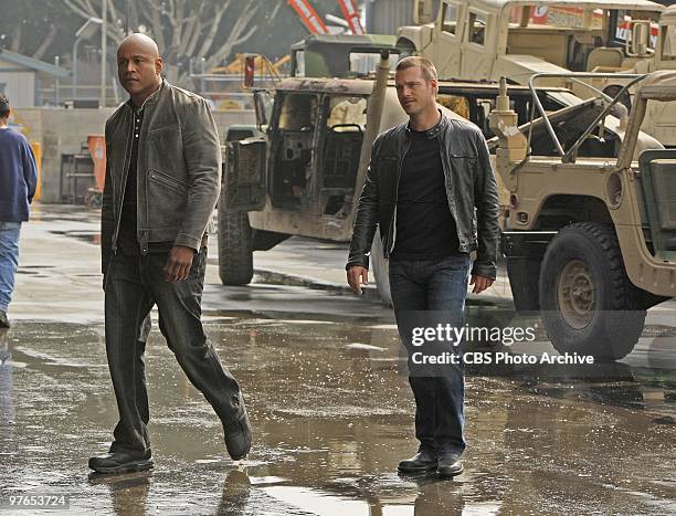 Blood Brothers" -- The investigation of a drive-by shooting has Special Agents Sam Hanna and Special Agent &quot;G&quot; Callen , searching Los...