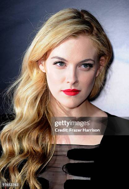 Actress Riley Keough arrives at the premiere of Apparition's 'The Runaways' held at ArcLight Cinemas Cinerama Dome on March 11, 2010 in Los Angeles,...