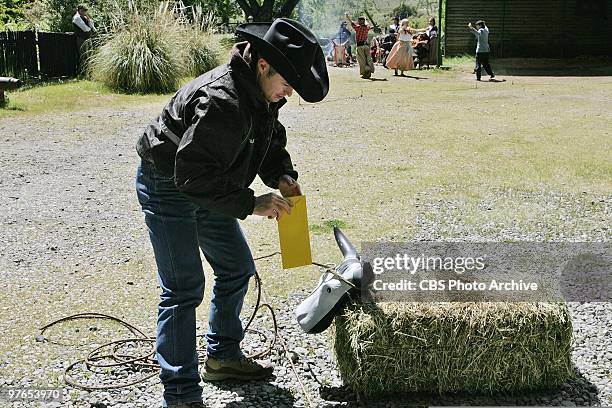 Run Like Scalded Dogs! " -- Jett performs a Road Block in which one team member must use a lariat to lasso a wooden target in order to receive their...