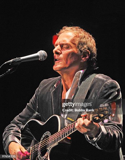 Michael Bolton performs at Bergen Performing Arts Center on March 11, 2010 in Englewood, New Jersey.