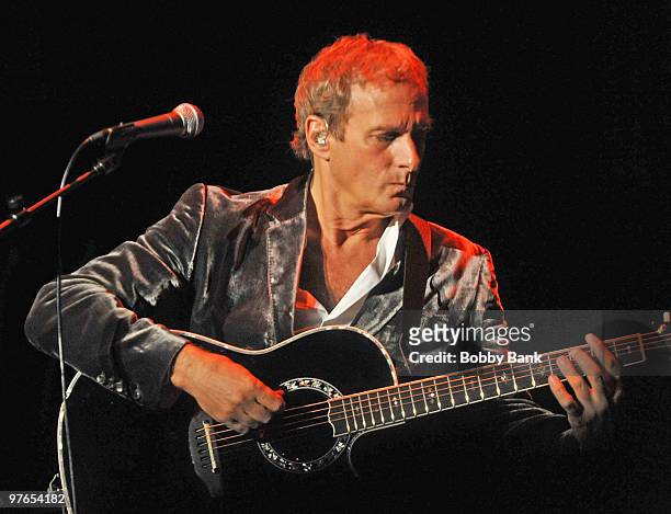 Michael Bolton performs at Bergen Performing Arts Center on March 11, 2010 in Englewood, New Jersey.