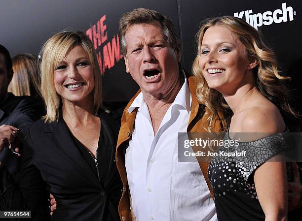 Actress Tatum O'Neal, dad actor Ryan O'Neal and actress Marketa Janska arrive at the Los Angeles Premiere "The Runaways" at the ArcLight Cinemas...