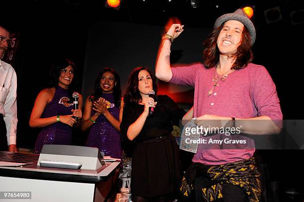 Ricki Lake and Cisco Adler attend the Painted Turtle 7th Annual Bingo Night at the Roxy at The Roxy Theatre on March 11, 2010 in West Hollywood,...
