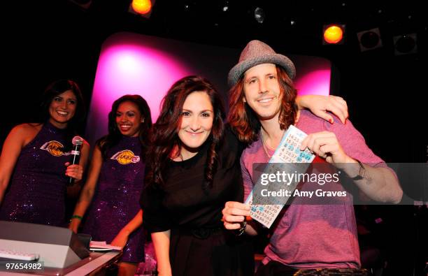 Ricki Lake and Cisco Adler attend the Painted Turtle 7th Annual Bingo Night at the Roxy at The Roxy Theatre on March 11, 2010 in West Hollywood,...