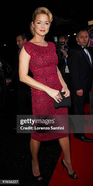 Virginie Efira attends the 35th Cesars Ceremony at Theatre du Chatelet on February 27, 2010 in Paris, France.