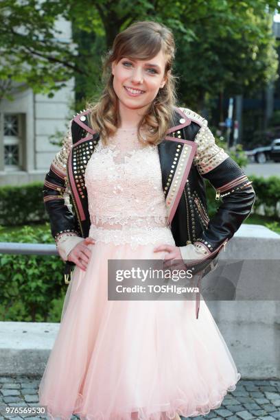 Marie Wegener attends the Bayerischer Fernsehpreis at Prinzregententheater on May 18, 2018 in Munich, Germany.