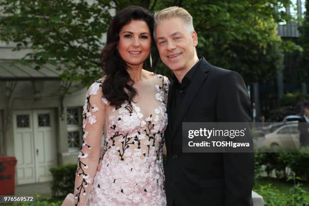 Michael Mittermeier and his wife Gudrun Mittermeier attend the Bayerischer Fernsehpreis at Prinzregententheater on May 18, 2018 in Munich, Germany.