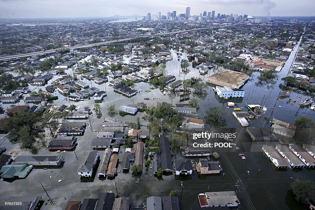 Flood Waters From Hurricane Katrina