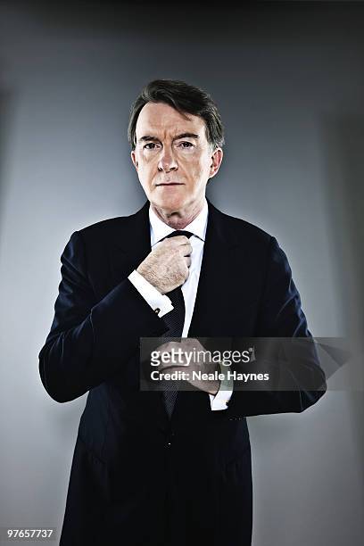 Labour politician Peter Mandelson poses for a portrait shoot in London, December 16, 2009.