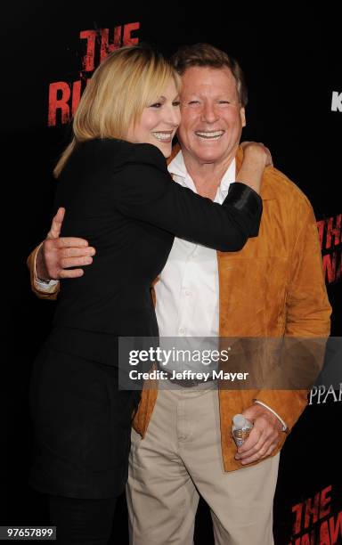 Actors Tatum O'Neal and Ryan O'Neal arrive at the "The Runaways" Premiere at ArcLight Cinemas Cinerama Dome on March 11, 2010 in Hollywood,...