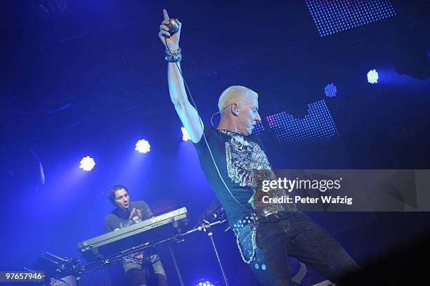 Baxxter of Scooter performs on stage at the Palladium on March 11, 2010 in Cologne, Germany.