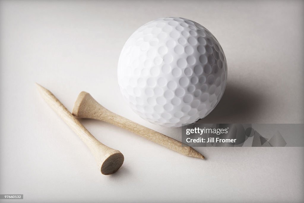 Golf Ball and Tees