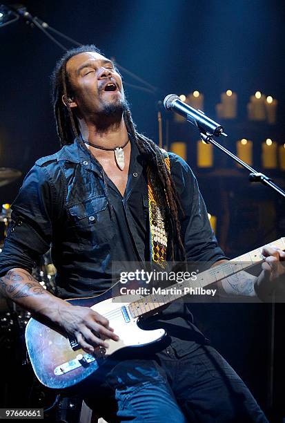 Michael Franti performs on Vodafone Live at the Chapel TV show on 20th September 2006 in Melbourne, Australia.