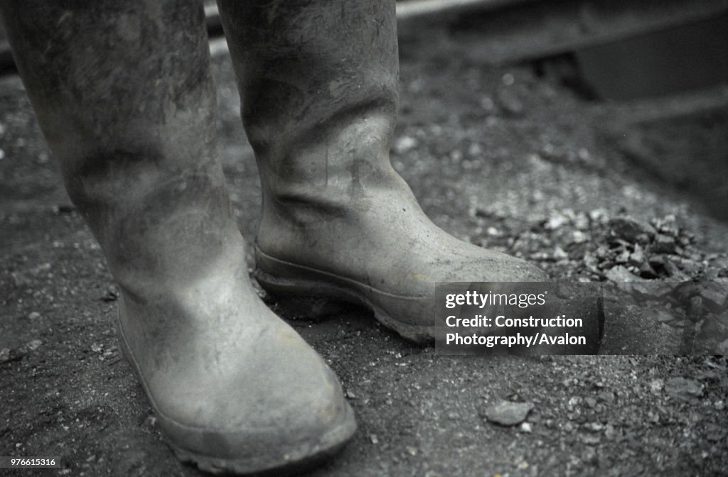 Rubber boots on coal mine. China is one of the largest producer of coal in the world and it has also one of the worse recorded mining conditions. And to make matter worse, illegal coal mining has increased over the years making coal miners lives at even