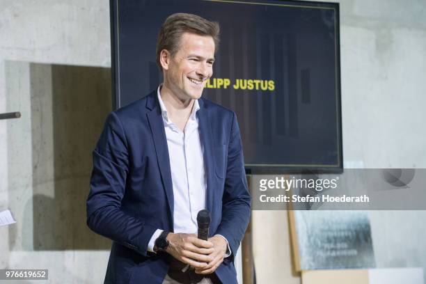 Managing Director Google Germany GmbH and Vice President Central Europe Philipp Justus speaks during a press conference held by german classical...