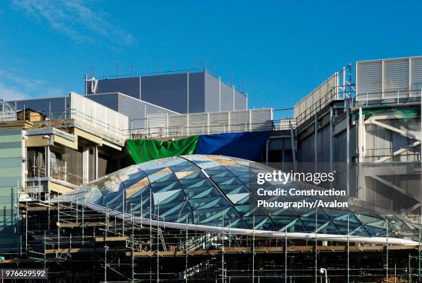 Westfield Shopping Centre under construction, White City, West London, UK.