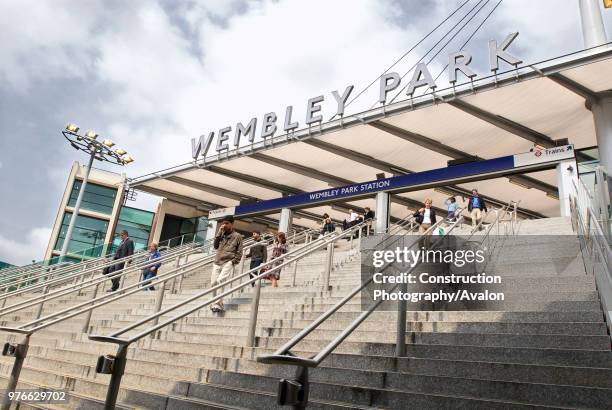 Wembley park entrance, London Wembley Park tube station is a London Underground station at Wembley It is on the Jubilee Line, between Kingsbury and...