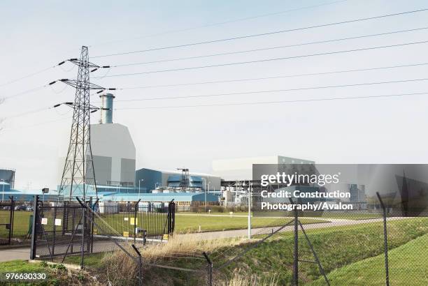 The gas-fired Kings Lynn Power Station which has a combined cycle gas turbine , Norfolk, UK.