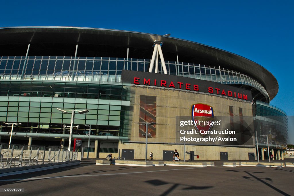 The Emirates Stadium in Ashburton Grove, north London, is the home of Arsenal Football Club. The stadium opened in July 2006, and has an all-seated capacity of 60,432, making it the second largest stadium in the Premiership after Manchester United's Old