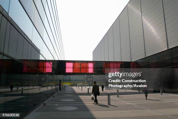 The 'Blizard Building', designed by Will Alsop, which houses the Institute of Cell and Molecular Science, part of Barts and The London School of...