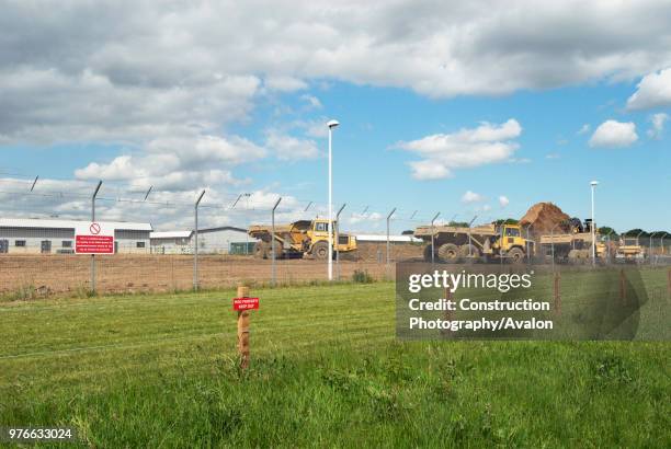 Construction work at army barracks, Colchester, Essex, UK.