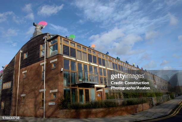 Bed Zed Development, Surrey, UK The Beddington Zero Energy Development is the UK's largest carbon-neutral eco-community BedZED was developed by the...