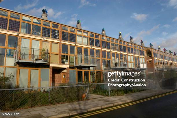 Bed Zed Development, Surrey, UK The Beddington Zero Energy Development is the UK's largest carbon-neutral eco-community BedZED was developed by the...