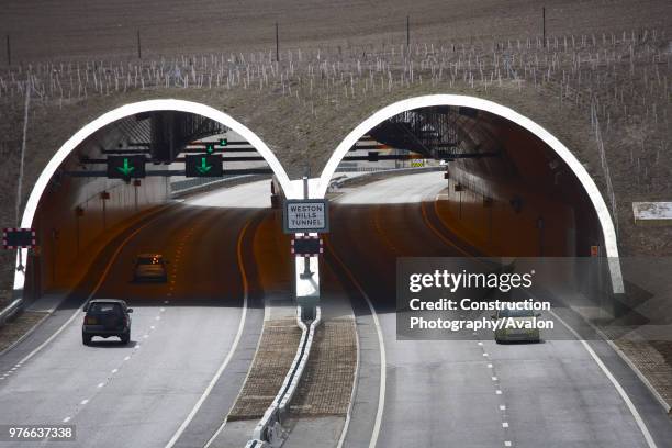 View of Baldock bybass on the A505 The £43 million project opened in March 2006 includes tunnel, footbridge, overbridges and has been constructed...