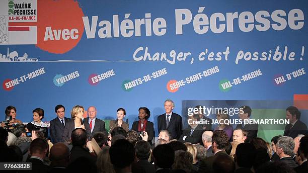 French Higher Education and Research Minister Valerie Pecresse, , UMP right-wing ruling party Ile-de-France head of list for 2010 regional elections,...