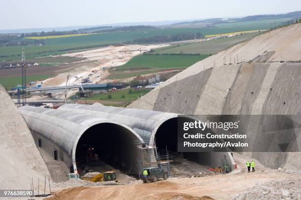 Baldock Bypass, on the A505, Hertfordshire, England The new bypass involved of over one million cubic meter of earth The scheme was designed and...