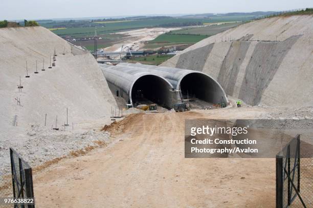 Baldock Bypass, on the A505, Hertfordshire, England The new bypass involved of over one million cubic meter of earth The scheme was designed and...