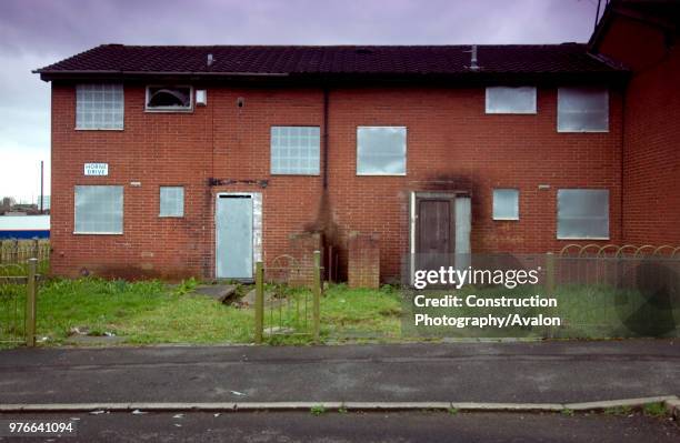 Derelict housing estate, Manchester.