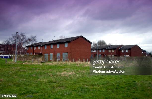 Derelict housing estate, Manchester.