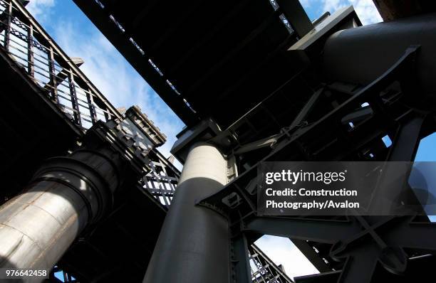 The Manchester-Liverpool railway line crossing Castlefield canals, Manchester, UK Francis Egerton, the third Duke of Bridgewater commissioned the...