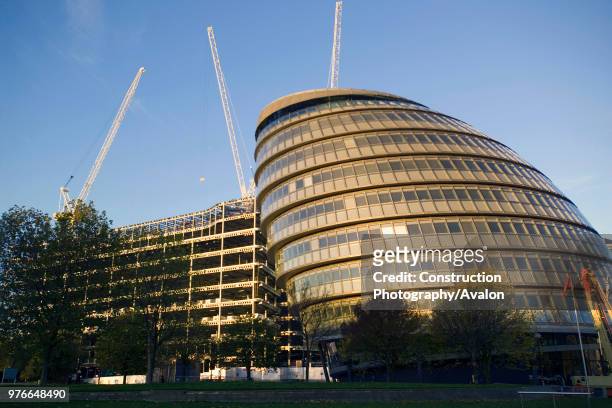 City Hall, Greater London Authority, GLA Building, by Tower Bridge, South Bank, Southwark, London, United Kingdom Architects Norman Foster and...