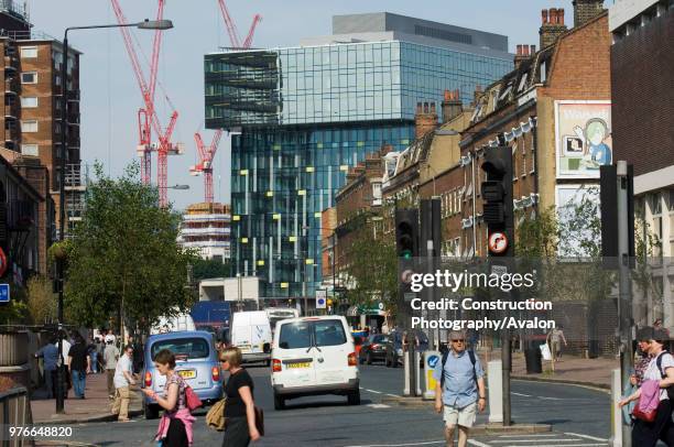 Palestra building, Southwark view along The Cut, London, UK Designed by Alsop Architects.