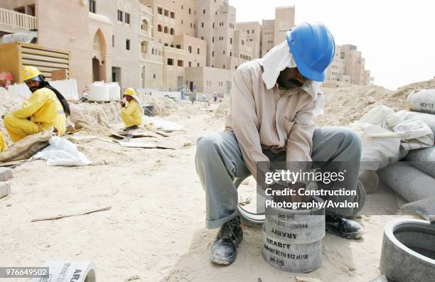 Al Badia Hillside, Dubai Festival City, Site visit, Dubai, United Arab Emirates, April 2007, Al Badia Hillside Village, a residential project in...