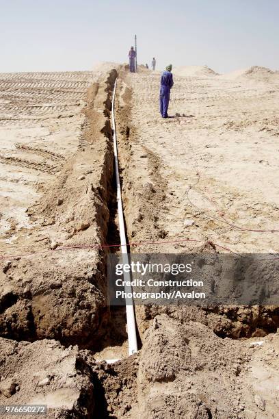 Construction at the Dunes Club at the Sport City, Dubai, United Arab Emirates, September 2006, Nine months on from the start of construction, The...